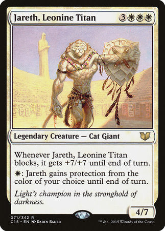 Jareth, Leonine Titan [Commander 2015] | Magic Magpie