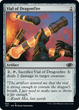 Vial of Dragonfire [Jumpstart 2022] | Magic Magpie