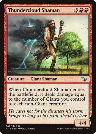 Thundercloud Shaman [Commander 2015] | Magic Magpie