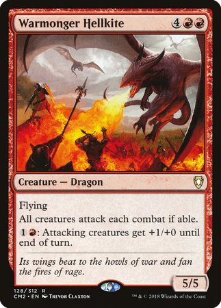 Warmonger Hellkite [Commander Anthology Volume II] | Magic Magpie