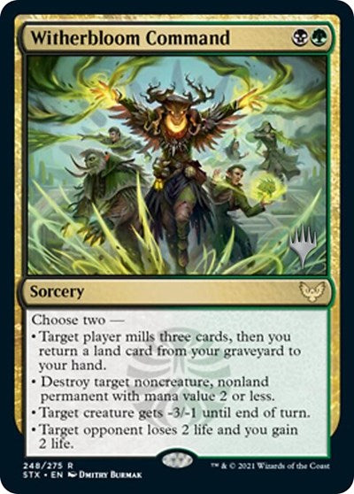 Witherbloom Command (Promo Pack) [Strixhaven: School of Mages Promos] | Magic Magpie