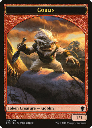 Goblin Token [Dragons of Tarkir Tokens] | Magic Magpie