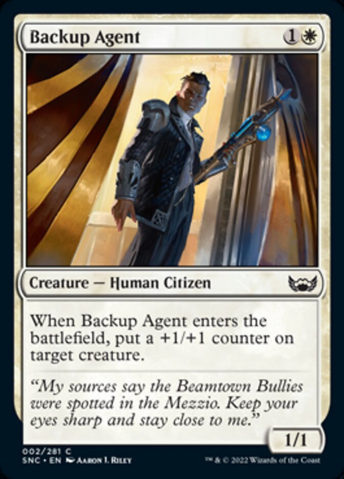 Backup Agent [Streets of New Capenna] | Magic Magpie