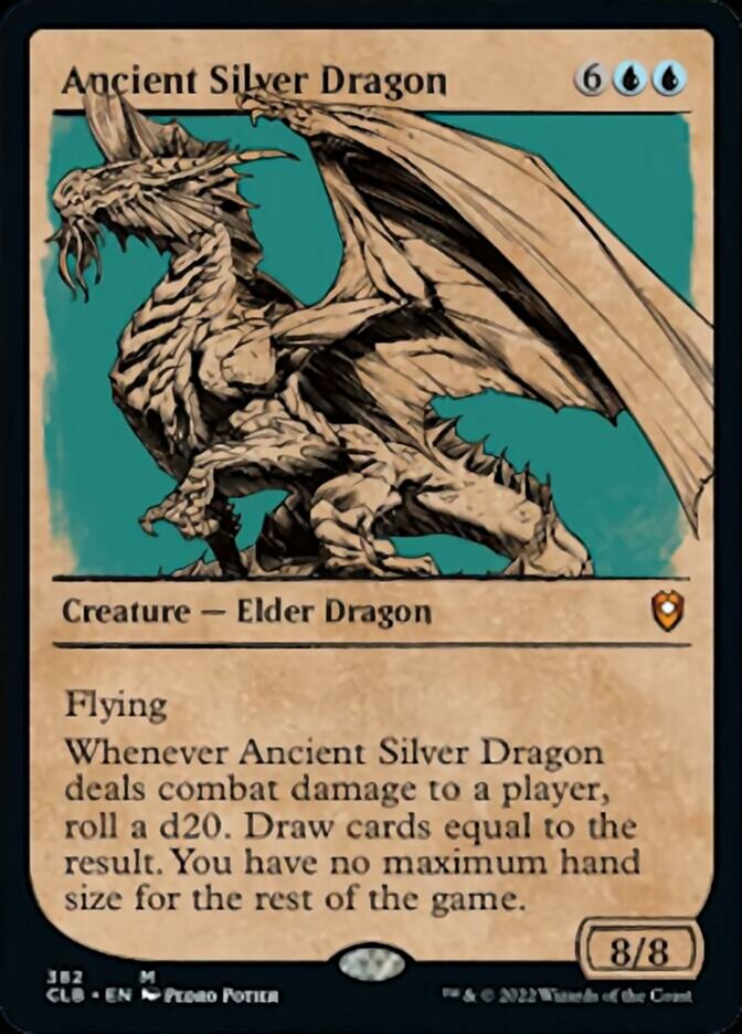 Ancient Silver Dragon (Showcase) [Commander Legends: Battle for Baldur's Gate] | Magic Magpie