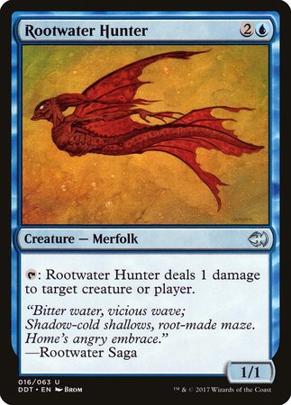 Rootwater Hunter [Duel Decks: Merfolk vs. Goblins] | Magic Magpie