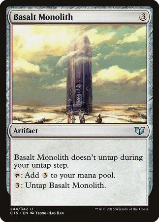 Basalt Monolith [Commander 2015] | Magic Magpie