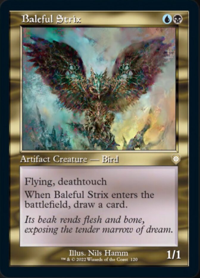 Baleful Strix (Retro) [The Brothers' War Commander] | Magic Magpie