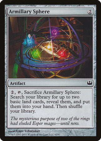 Armillary Sphere [Duel Decks: Knights vs. Dragons] | Magic Magpie