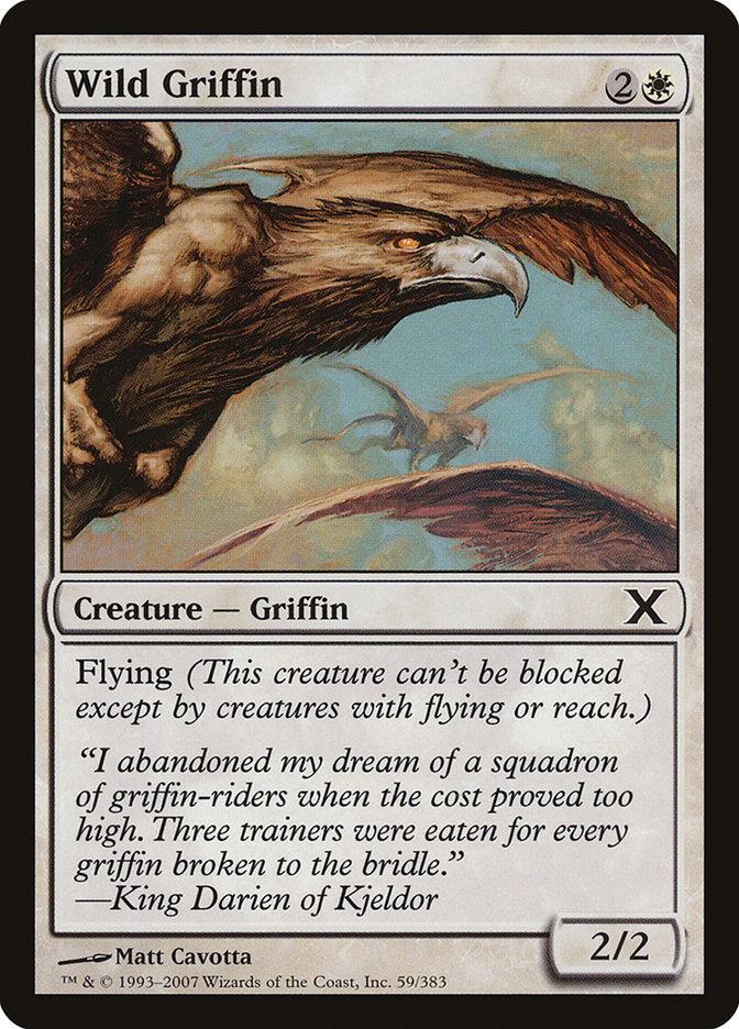 Wild Griffin [Tenth Edition] | Magic Magpie