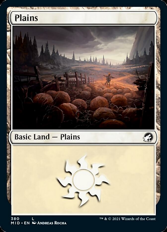 Plains (380) [Innistrad: Midnight Hunt] | Magic Magpie