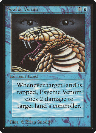 Psychic Venom [Limited Edition Beta] | Magic Magpie