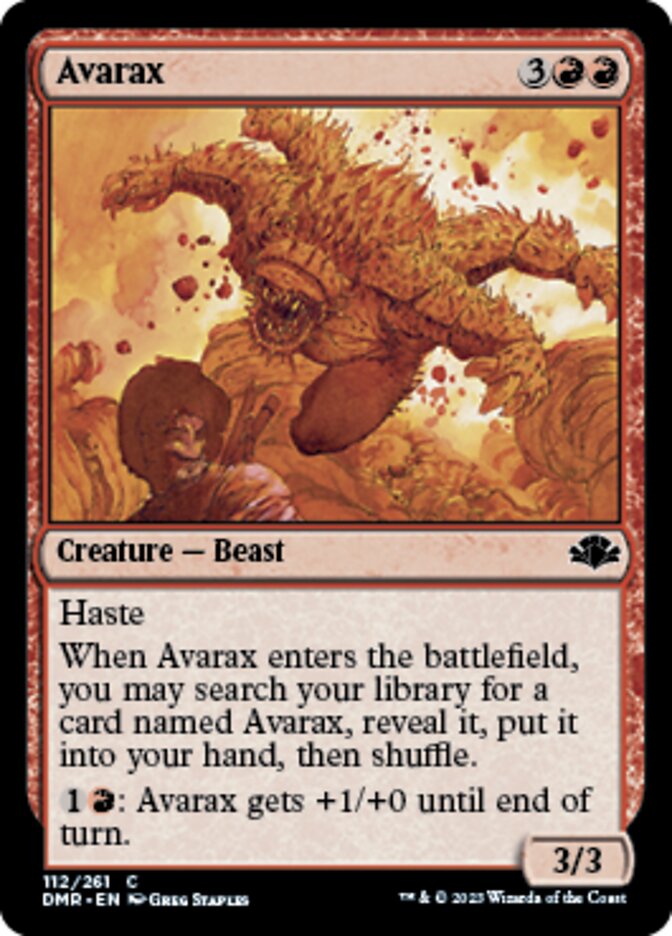 Avarax [Dominaria Remastered] | Magic Magpie