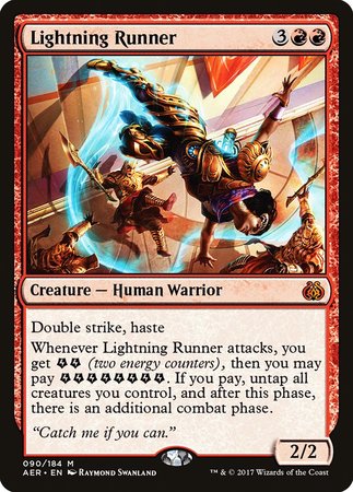 Lightning Runner [Aether Revolt] | Magic Magpie