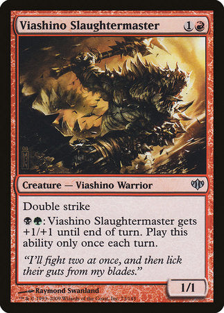 Viashino Slaughtermaster [Conflux] | Magic Magpie