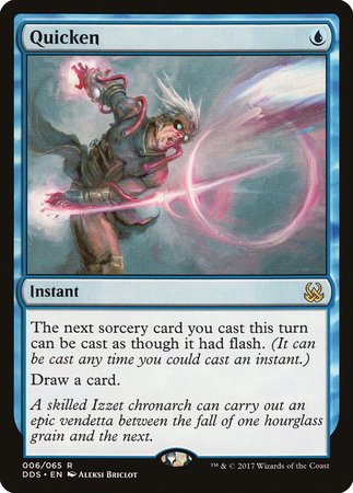 Quicken [Duel Decks: Mind vs. Might] | Magic Magpie