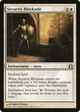 Security Blockade [Return to Ravnica] | Magic Magpie