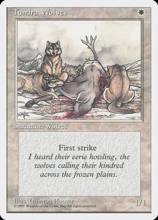 Tundra Wolves [Fourth Edition] | Magic Magpie