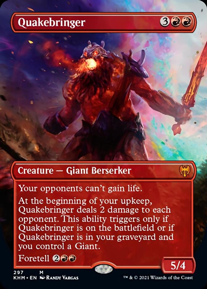 Quakebringer (Borderless Alternate Art) [Kaldheim] | Magic Magpie