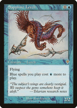 Sapphire Leech [Invasion] | Magic Magpie