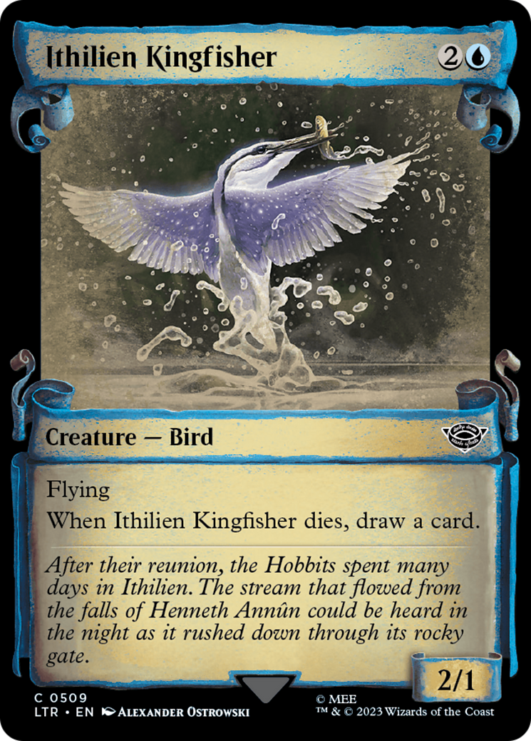 Ithilien Kingfisher [The Lord of the Rings: Tales of Middle-Earth Showcase Scrolls] | Magic Magpie