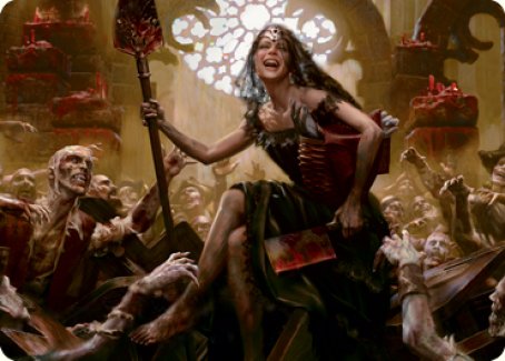 Gisa, Glorious Resurrector Art Card [Innistrad: Midnight Hunt Art Series] | Magic Magpie