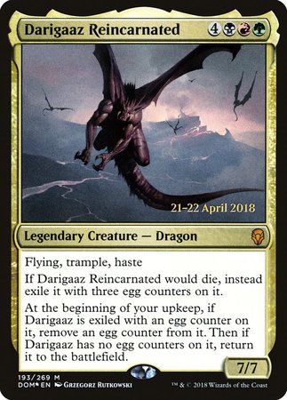 Darigaaz Reincarnated [Dominaria Promos] | Magic Magpie