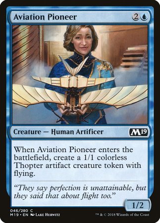 Aviation Pioneer [Core Set 2019] | Magic Magpie