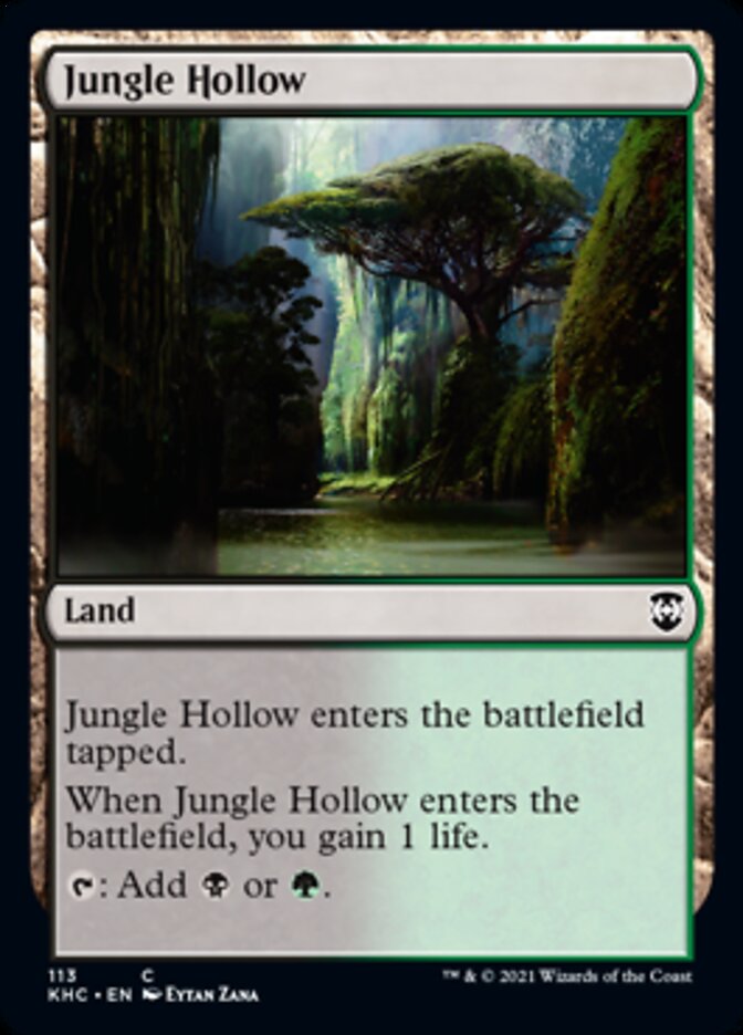 Jungle Hollow [Kaldheim Commander] | Magic Magpie