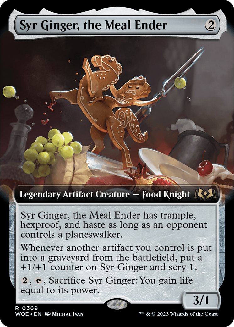 Syr Ginger, the Meal Ender (Extended Art) [Wilds of Eldraine] | Magic Magpie