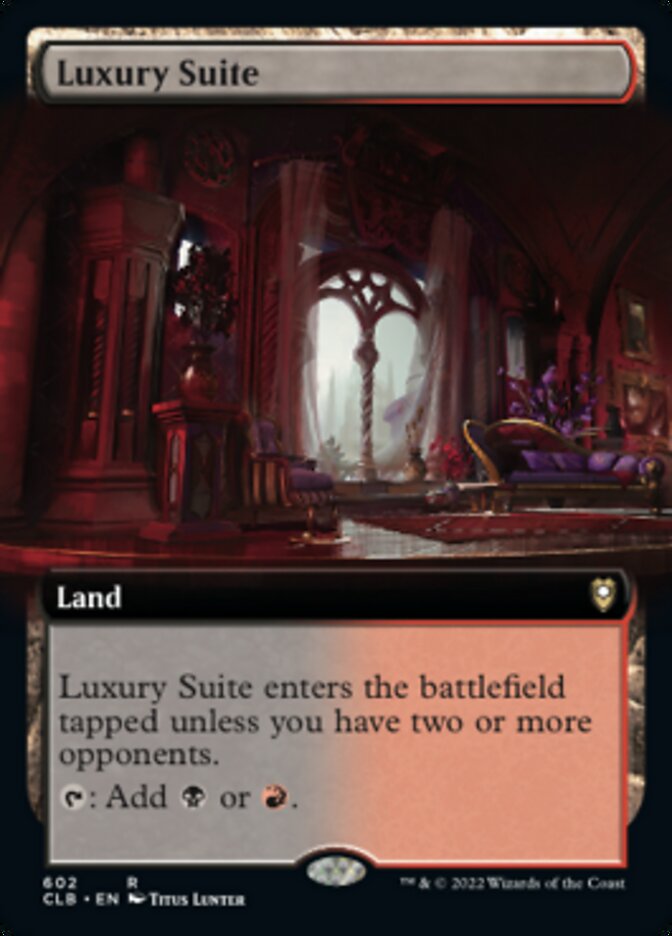 Luxury Suite (Extended Art) [Commander Legends: Battle for Baldur's Gate] | Magic Magpie