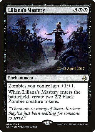 Liliana's Mastery [Amonkhet Promos] | Magic Magpie