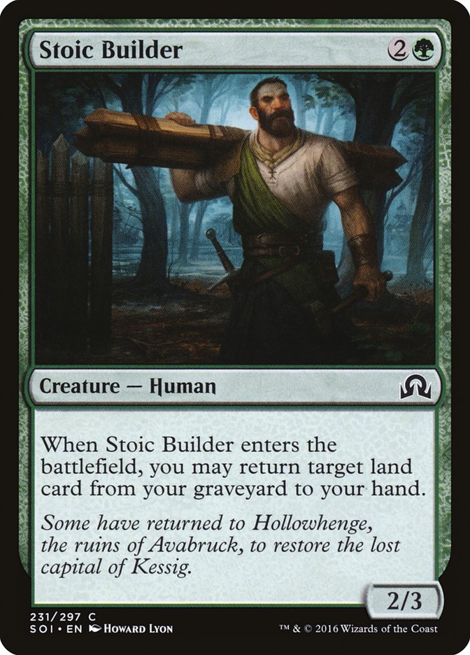 Stoic Builder [Shadows over Innistrad] | Magic Magpie