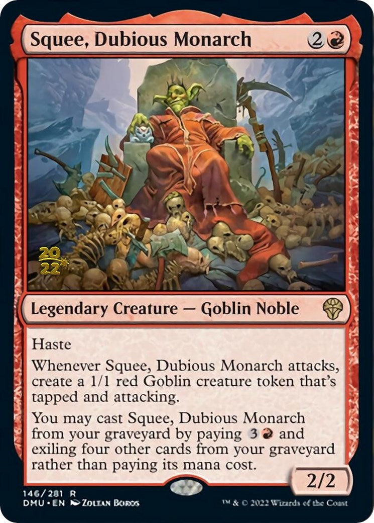 Squee, Dubious Monarch [Dominaria United Prerelease Promos] | Magic Magpie