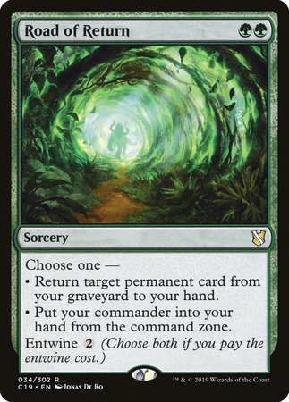 Road of Return [Commander 2019] | Magic Magpie