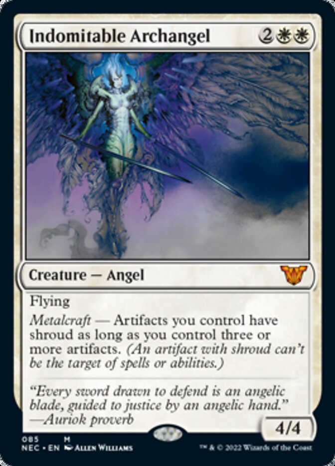 Indomitable Archangel [Kamigawa: Neon Dynasty Commander] | Magic Magpie