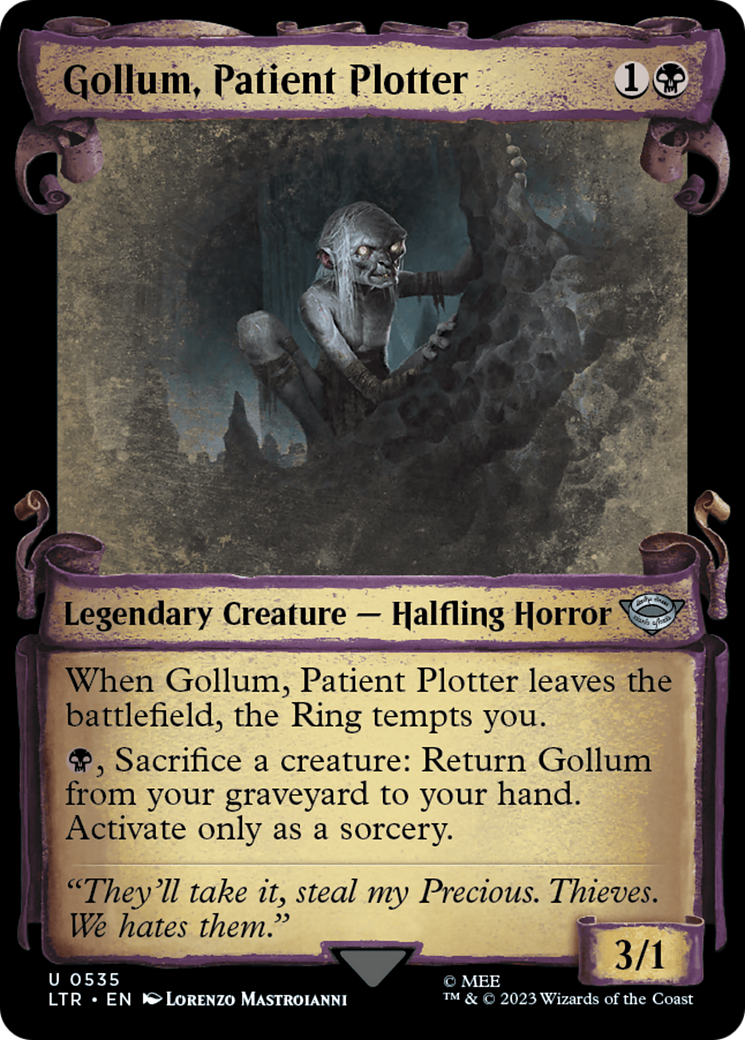 Gollum, Patient Plotter [The Lord of the Rings: Tales of Middle-Earth Showcase Scrolls] | Magic Magpie