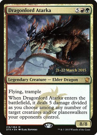 Dragonlord Atarka [Dragons of Tarkir Promos] | Magic Magpie