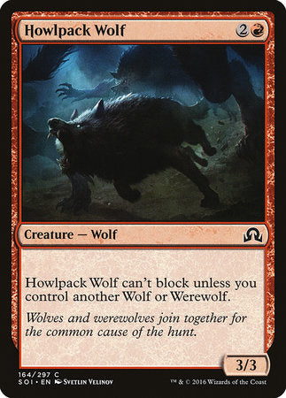 Howlpack Wolf [Shadows over Innistrad] | Magic Magpie