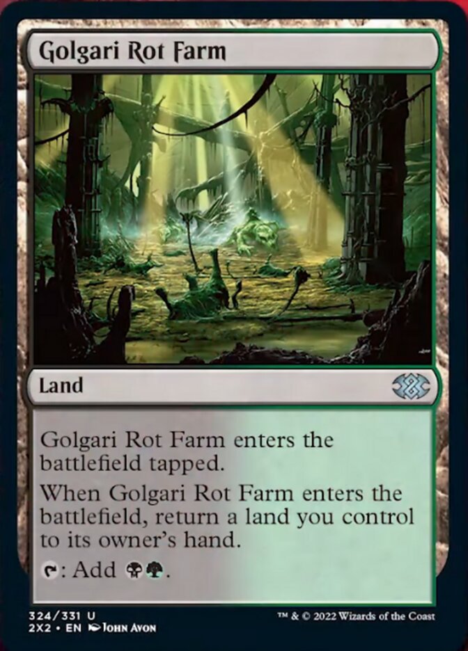 Golgari Rot Farm [Double Masters 2022] | Magic Magpie