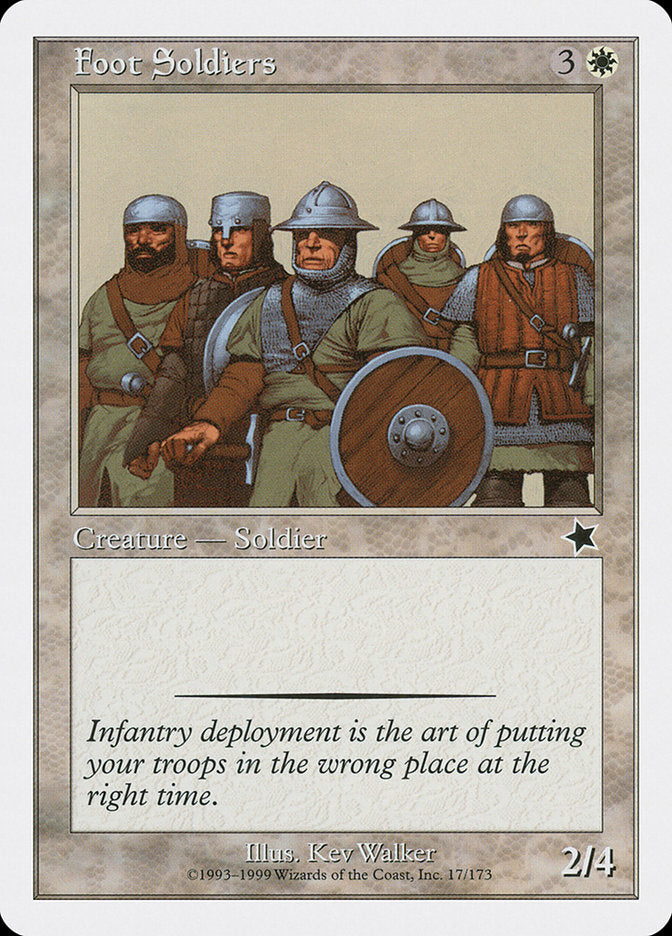 Foot Soldiers [Starter 1999] | Magic Magpie