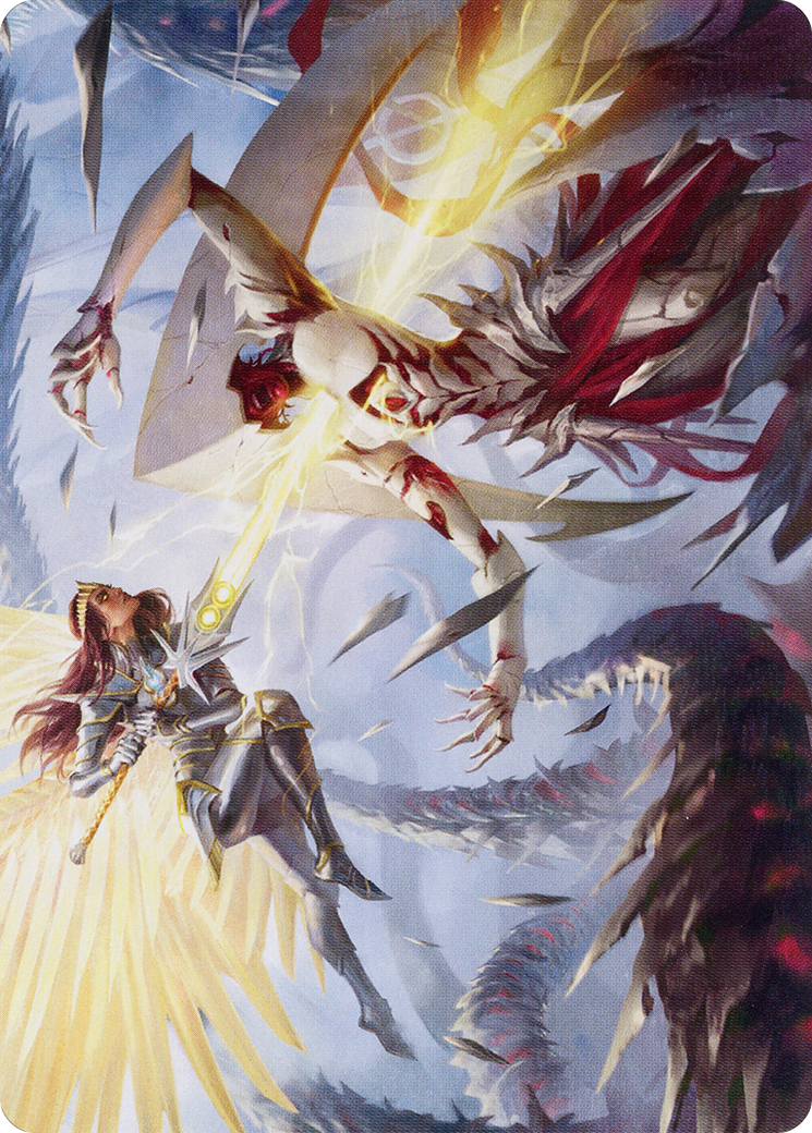 Elspeth's Smite Art Card [March of the Machine Art Series] | Magic Magpie