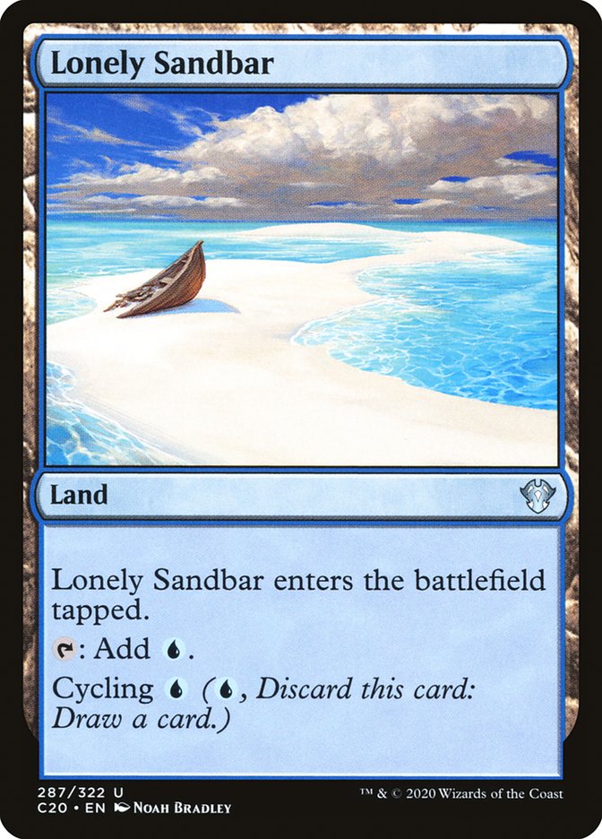 Lonely Sandbar [Commander 2020] | Magic Magpie