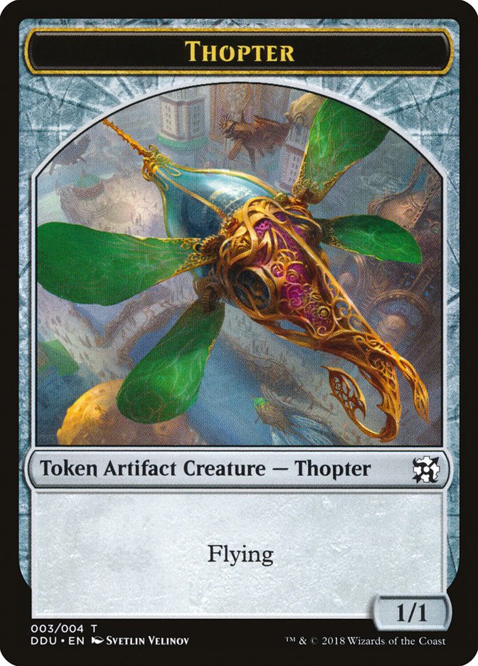 Thopter (003/004) [Duel Decks: Elves vs. Inventors Tokens] | Magic Magpie