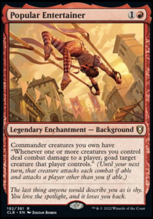 Popular Entertainer [Commander Legends: Battle for Baldur's Gate] | Magic Magpie