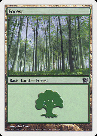 Forest (350) [Ninth Edition] | Magic Magpie