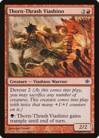 Thorn-Thrash Viashino [Shards of Alara] | Magic Magpie