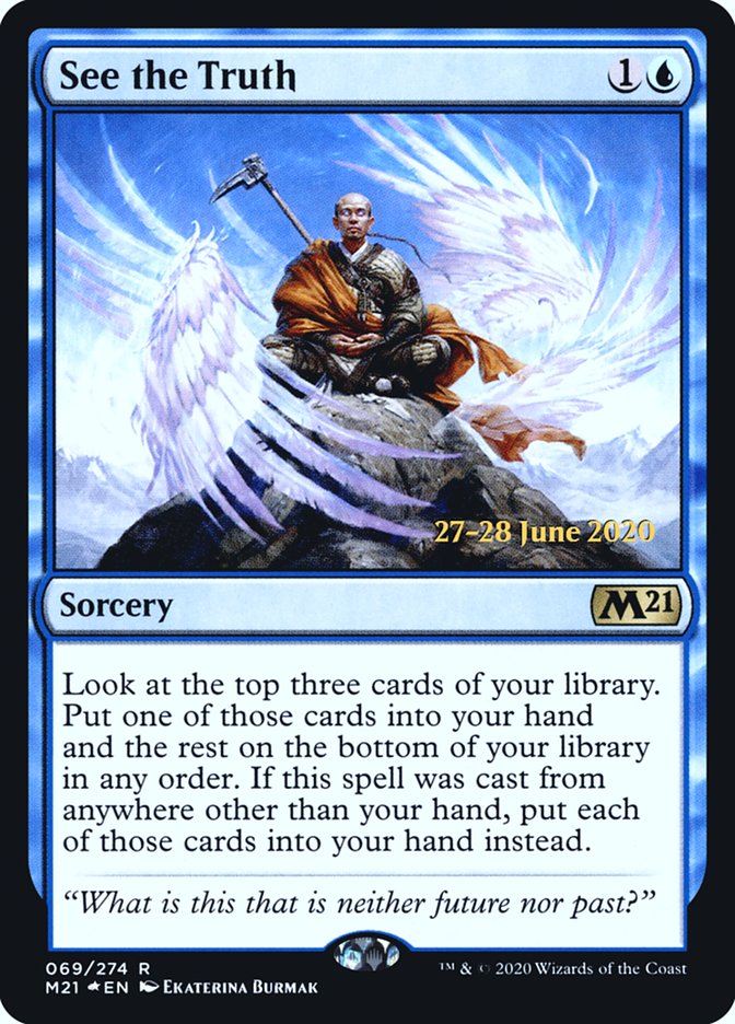 See the Truth  [Core Set 2021 Prerelease Promos] | Magic Magpie