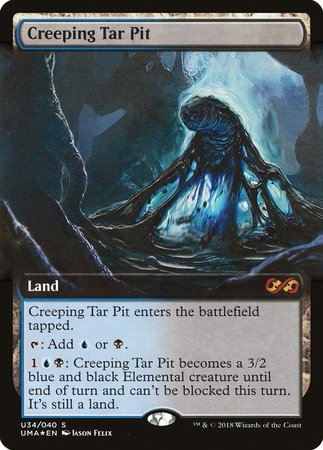 Creeping Tar Pit [Ultimate Box Topper] | Magic Magpie