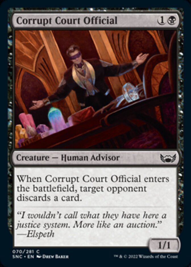 Corrupt Court Official [Streets of New Capenna] | Magic Magpie