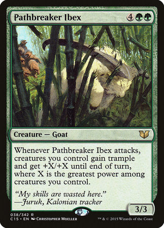 Pathbreaker Ibex [Commander 2015] | Magic Magpie